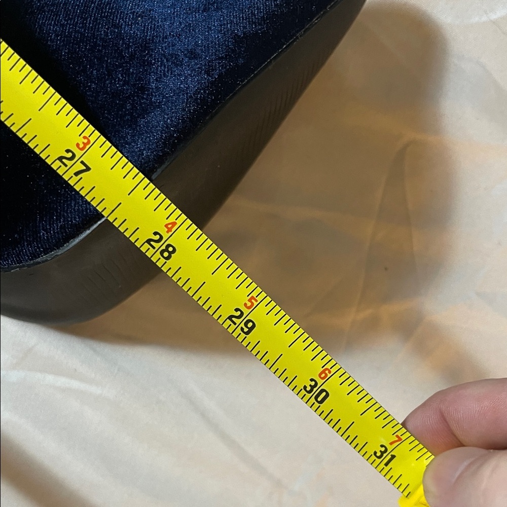 JustFab Midnight Velvet Over the Knee Boots - Picture 11 of 13
